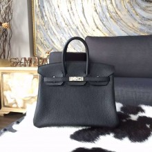 Replica Hermes Birkin 25cm Bag In Taupe Clemence Leather GHW